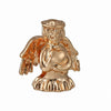 Wholesale Silverplated Metal Pendant Beads With Golden Bees And Totem Pattern Electroplated Diy Pendant Accessories