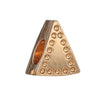 Wholesale Silverplated Metal Pendant Beads With Golden Bees And Totem Pattern Electroplated Diy Pendant Accessories
