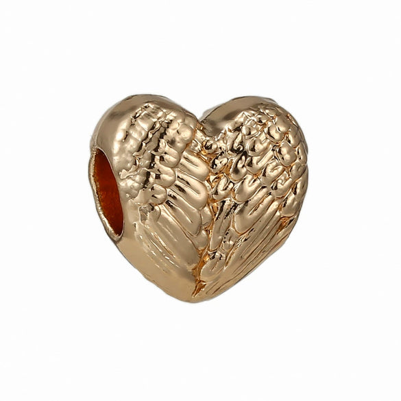 Wholesale Silverplated Metal Pendant Beads With Golden Bees And Totem Pattern Electroplated Diy Pendant Accessories