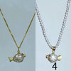 Wholesale Simple Animal Zodiac Pattern Copper Electroplated Pendant Necklace With O Word Chain For Unisex