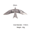 Wholesale Simple Animalshaped Electroplated Stainless Steel Open Rings For Women