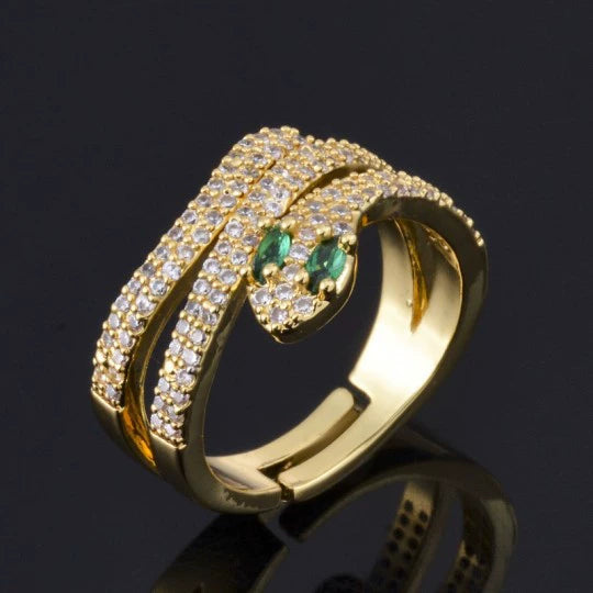 Wholesale Simple Colorful Zircon Ring Copper Micro Inlay Unisex