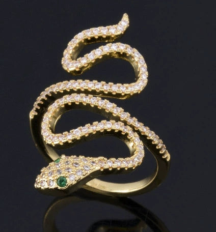 Wholesale Simple Colorful Zircon Ring Copper Micro Inlay Unisex