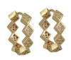 Wholesale Simple Colorful Zircon Ring Copper Micro Inlay Unisex