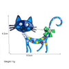 Wholesale Simple Creative Cute Cartoon Fun Animal Cat Alloy Oil Dripping Accessories Pin Brooch
