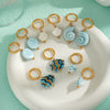 Wholesale Simple Creative Ocean Cartoon Animal Zodiac Earrings Titanium Steel Jewelry With Pvd Vacuum Real Gold Electroplating