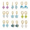 Wholesale Simple Creative Ocean Cartoon Animal Zodiac Earrings Titanium Steel Jewelry With Pvd Vacuum Real Gold Electroplating