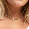 Wholesale Simple Creative Punk Style Stainless Steel Chain Necklace Thick Clavicle Chain Hip Hop Jewelry