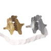 Wholesale Simple Design Electroplated Stainless Steel Ginkgo Leaf Bracelet Hand Jewelry