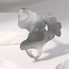 Wholesale Simple Design Electroplated Stainless Steel Ginkgo Leaf Bracelet Hand Jewelry
