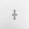 Wholesale Simple Electroplated Gold Cross Zirconinlaid Copper Pendant Jewelry Accessories For Diy Necklace And Bracelet