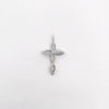 Wholesale Simple Electroplated Gold Cross Zirconinlaid Copper Pendant Jewelry Accessories For Diy Necklace And Bracelet