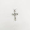 Wholesale Simple Electroplated Gold Cross Zirconinlaid Copper Pendant Jewelry Accessories For Diy Necklace And Bracelet