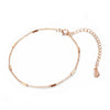 Wholesale Simple Elegant Women's Geometric Cylinder Bracelets Made Of Environmental Protection Copper