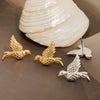 Wholesale Simple Exquisite Animal Zodiac Bird Earrings Stainless Steel Electroplated