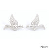 Wholesale Simple Exquisite Animal Zodiac Bird Earrings Stainless Steel Electroplated