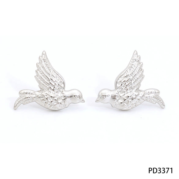 Wholesale Simple Exquisite Animal Zodiac Bird Earrings Stainless Steel Electroplated