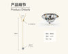 Wholesale Simple Exquisite Butterfly Moissanite S925 Sterling Silver Jewelry Pendant Clavicle Chain With Insect Pattern And Electroplating For Women