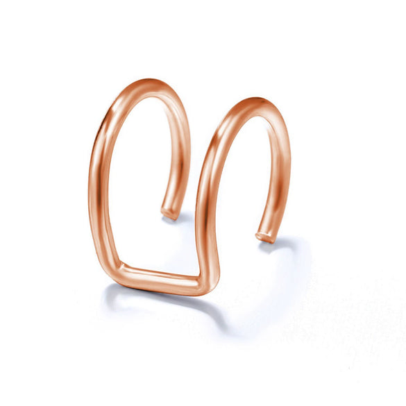 Wholesale Simple Geometric Alloy Earrings With Diamond Hollow Design And Electroplating For Women