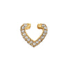 Wholesale Simple Geometric Alloy Earrings With Diamond Hollow Design And Electroplating For Women