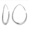 Wholesale Simple Geometric Alloy Earrings With Diamond Hollow Design And Electroplating For Women
