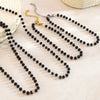 Wholesale Simple Geometric Electroplated Stainless Steel Beaded Jewelry Set For Women