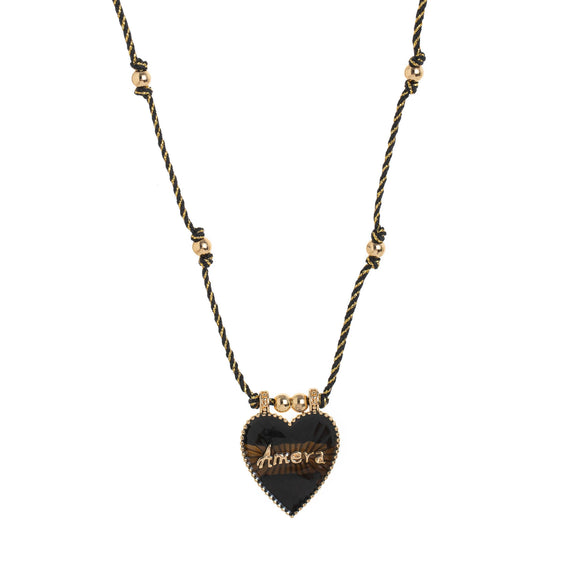 Wholesale Simple Geometric Heart Shaped Copper Goldplated Tarot Card Pendant Necklace For Unisex