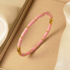 Wholesale Simple Geometric Oil Dripping Stainless Steel And Titanium Steel Bracelets