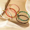 Wholesale Simple Geometric Oil Dripping Stainless Steel And Titanium Steel Bracelets