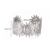Wholesale Simple Geometric Open Circle Electroplated Stainless Steel Titanium Steel Metal Silver Bracelet