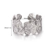 Wholesale Simple Geometric Open Circle Electroplated Stainless Steel Titanium Steel Metal Silver Bracelet