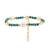Wholesale Simple Geometric 925 Silver Electroplated Bracelet For Women With Freshwater Pearl