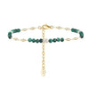 Wholesale Simple Geometric 925 Silver Electroplated Bracelet With Freshwater Pearl And Amethyst For Women