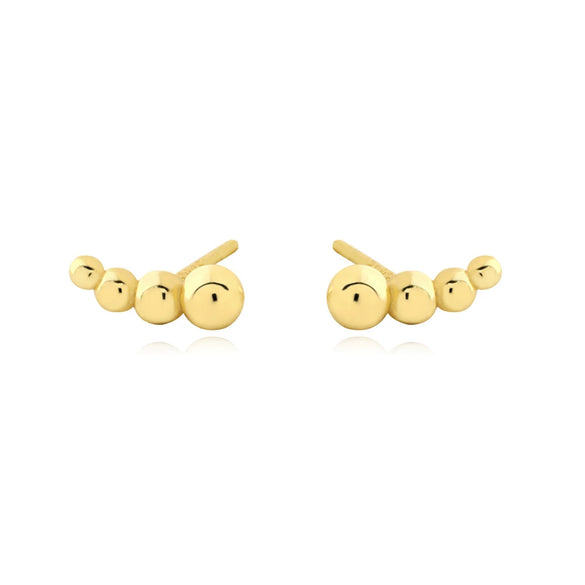 Wholesale Simple Geometric 925 Silver Electroplated Ear Nails For Women
