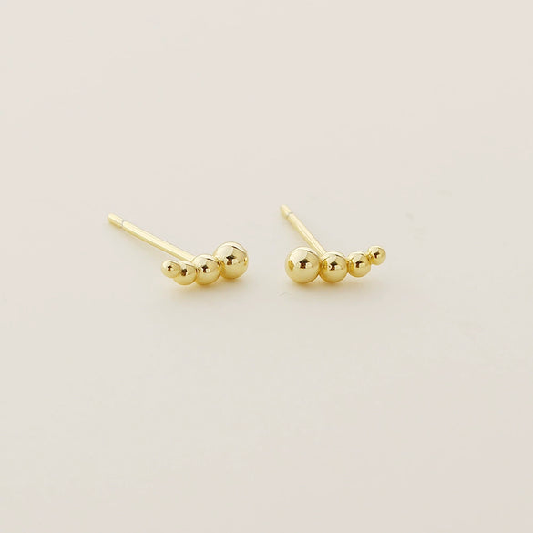 Wholesale Simple Geometric 925 Silver Electroplated Ear Nails For Women
