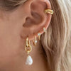 Wholesale Simple Geometric Stainless Steel Electroplated Ear Bone Clip For Women