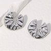 Wholesale Simple Geometric Stainless Steel Electroplated Earrings For Women