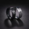 Wholesale Simple Geometric Stainless Steel Finger Ring With Laser Wing Of Freedom Design And Electroplating Treatment