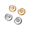 Wholesale Simple Geometric Stainless Steel Goldplated Earrings For Women