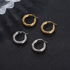 Wholesale Simple Geometric Stainless Steel Jewelry For Women With 18K Gold Plated Electroplating