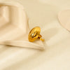 Wholesale Simple Geometric Stainless Steel Polished Ring And Bracelet For Women