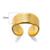 Wholesale Simple Geometric Widesided Stainless Steel Electroplated Ring For Men And Women Couples