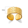 Wholesale Simple Geometric Widesided Stainless Steel Electroplated Ring For Men And Women Couples