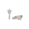 Wholesale Simple Geometric Zircon Earrings Copper For Women Students