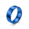 Wholesale Simple Glossy Mirror Polished Stainless Steel Rings With Geometric Style For Unisex