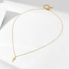 Wholesale Simple Glossy Threedimensional Diamond Inlaid Cross Sterling Silver Necklace For Women