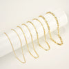 Wholesale Simple Gold Stacked Belt All Match 925 Sterling Silver Gold Plated Clavicle Necklace With Geometric Style