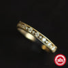 Wholesale Simple Goldplated S925 Sterling Silver Ring With Exquisite Hollow Retro Design And Geometric Style For Women Electroplated