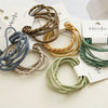 Wholesale Simple Handmade Acrylic Fiber Hair Rope Set Headwear