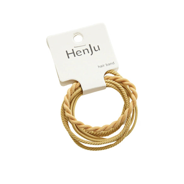 Wholesale Simple Handmade Acrylic Fiber Hair Rope Set Headwear